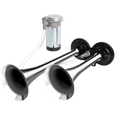 12V Air Horn Kit, Super Loud Train Horn for Truck, Air Horn Dual Truck Horn w...
