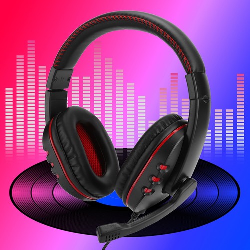 Head Mounted Computer Gaming Headphone Headset High Performance For New - Photo 4/13