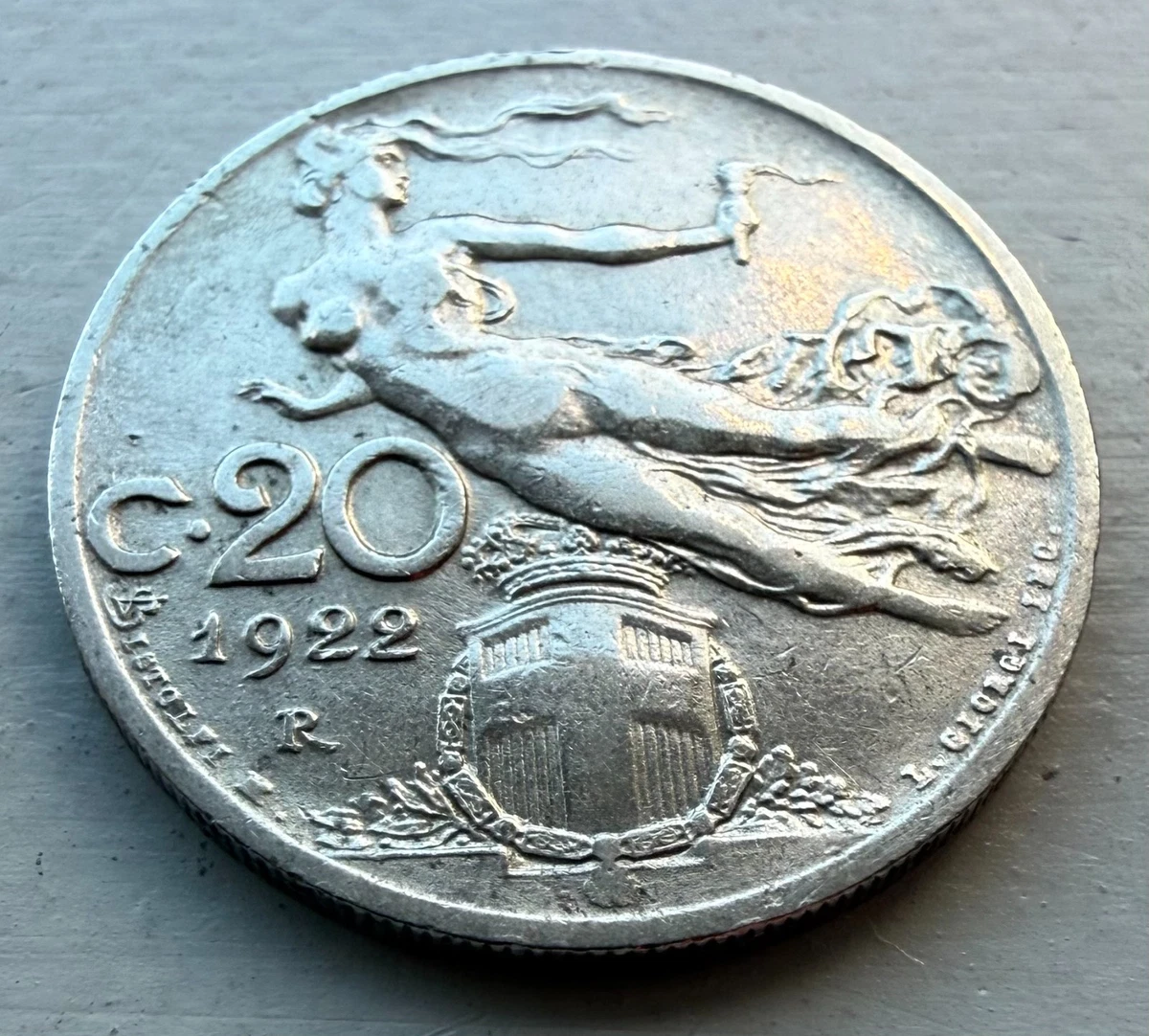 曾流通镍1922 年意大利硬币(1861-现在) | eBay