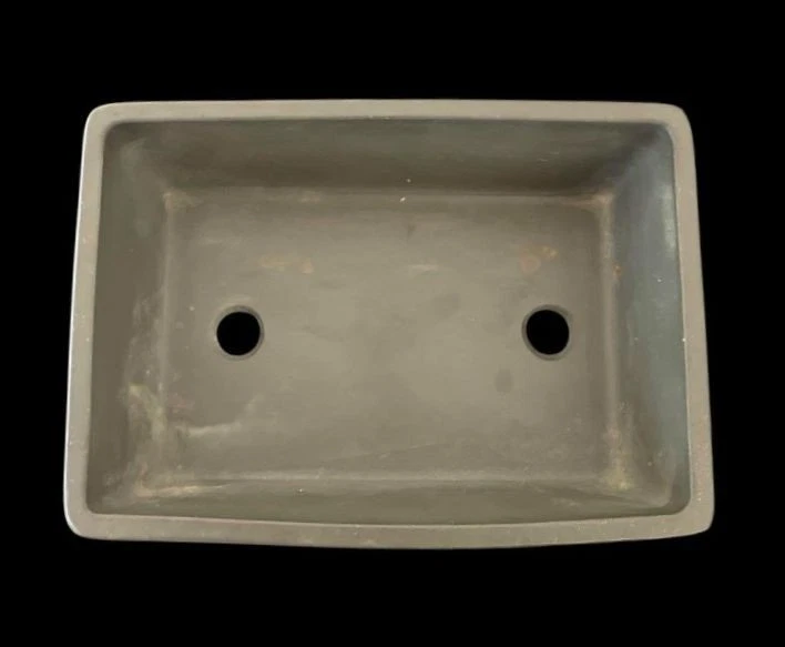 Japanese Bonsai pot TOKONAME SHIDEI Unglazed Rectangular shape Small size W15cm - Image 4 of 4