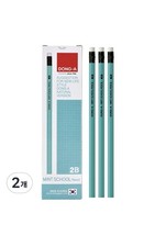 Dong-A School Pencil 2B, Mint, 24 Count