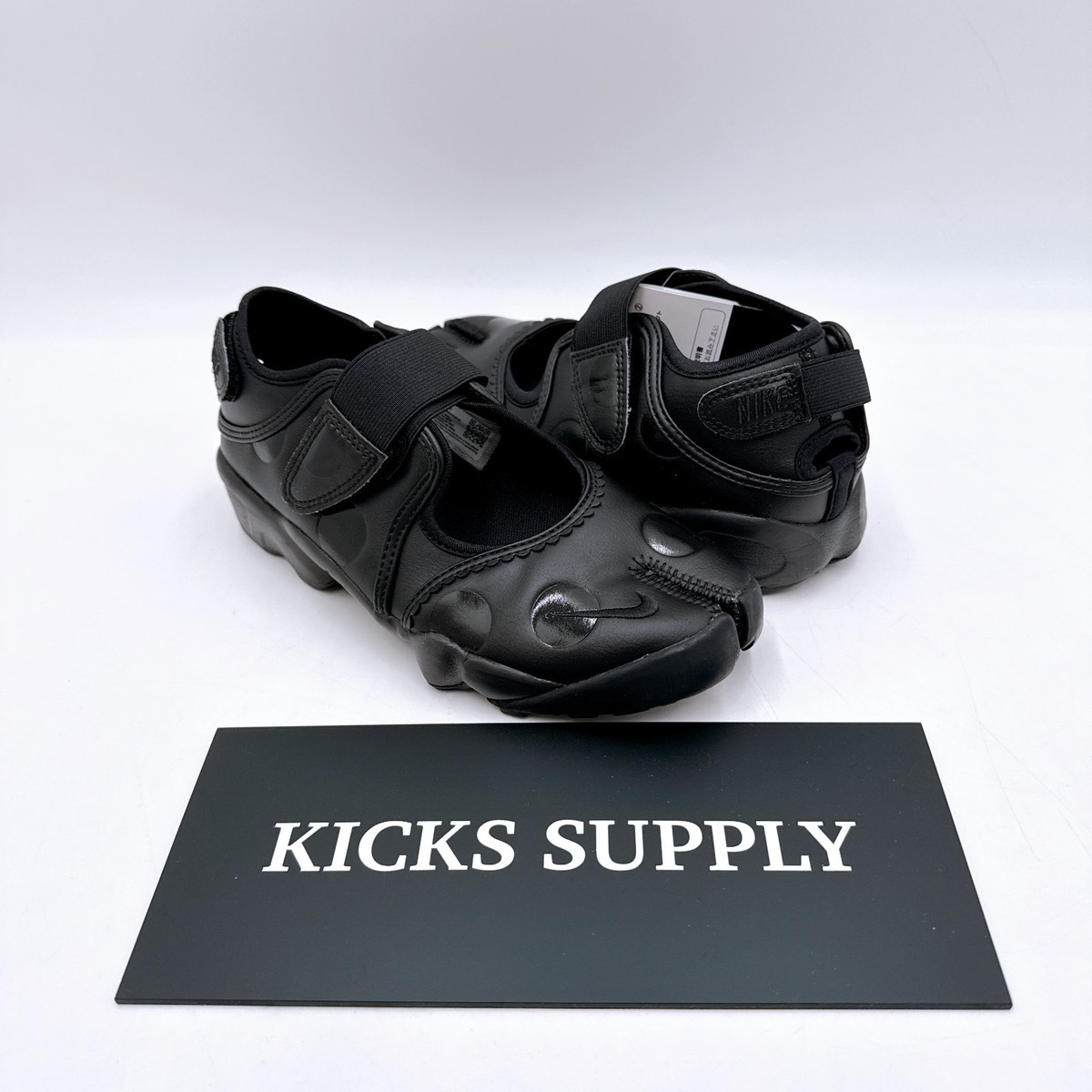 Nike Air Rift Dot Black IR1226-002 Women's Shoes US 5-12 Split toe