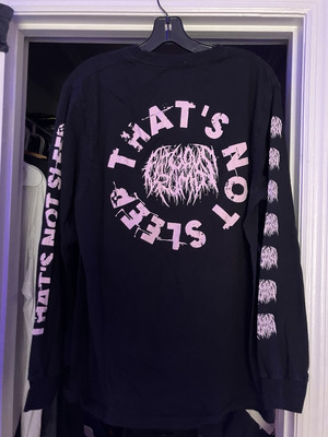 Fatuous Rump Lサイズ ロンT 長袖Tシャツ ブラック Ken Carson Fatuous Rump “That's Not Sleep” Tee Size XL Long Sleeve
