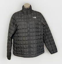 Women  s TNF The North Face Thermoball FZ ECO Puffer Insulated Jacket Smoke Sz M
