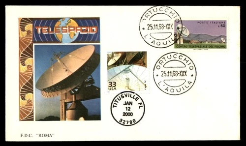 Mayfairstamps Italy FDC 1968 Satelitte Telespazio First Day Cover aax_38181