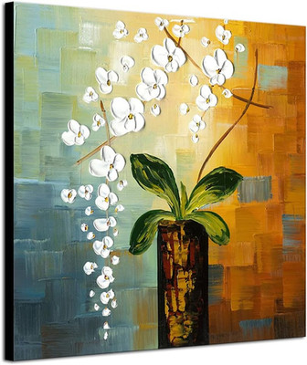 Beauty of Life Floral Oil Paintings on Canvas Wall Art Large Modern 100% Hand Pa