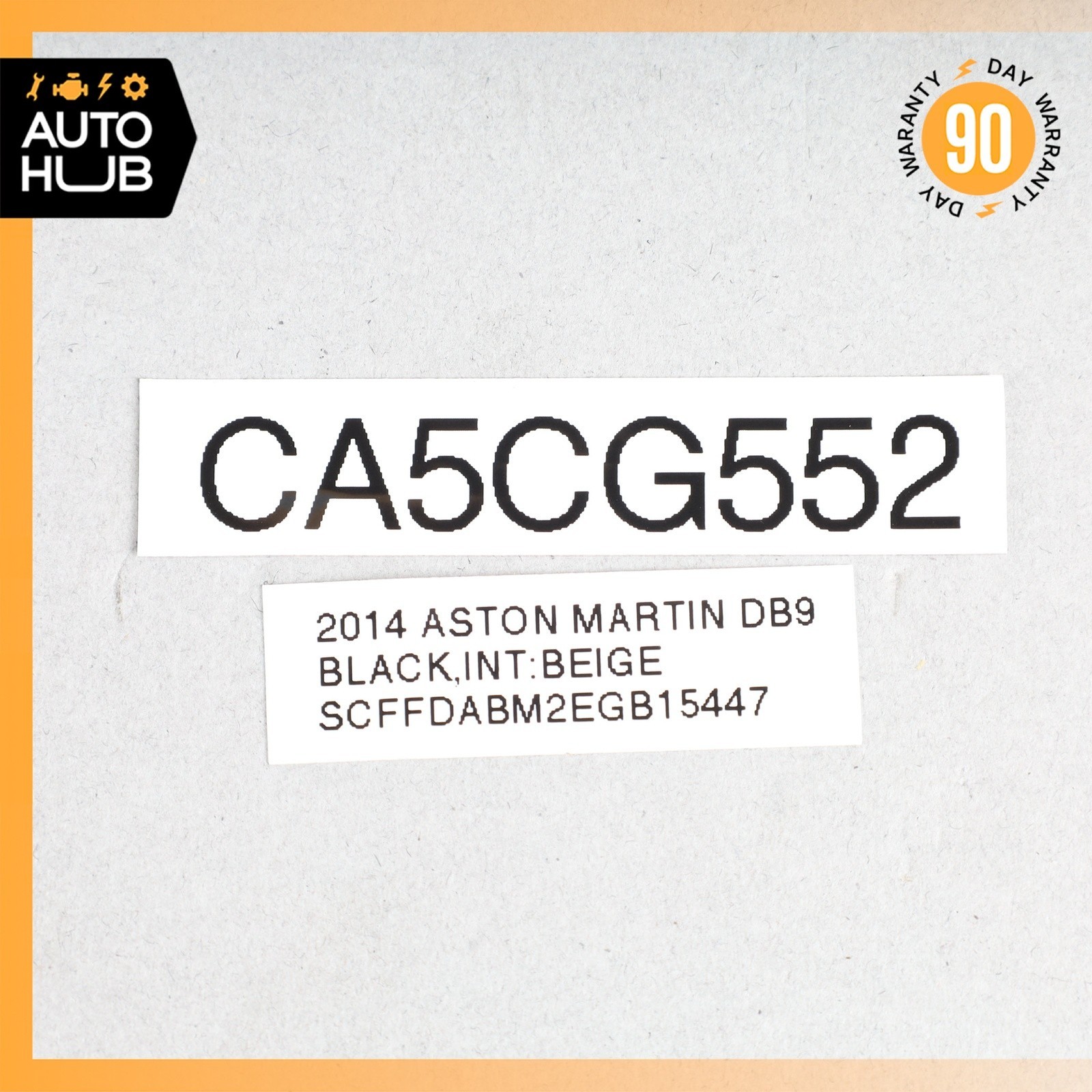 Aston Martin DB9 Fuel Vapor Canister OBD Pump 4L249G641BB OEM 22k