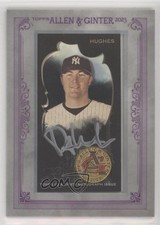 2023 Topps Allen & Ginter X Framed Mini Silver Frame Phil Hughes Auto 06gy