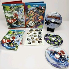 Mario Kart 8 Splatoon How to Train Your Dragon 2 Wii U Game Lot Tested Works