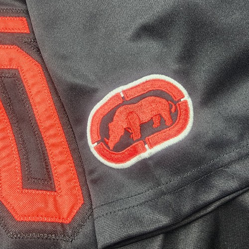 Ecko Unltd Hooded Button Up Jersey Shirt Black Red Logo Men’s 2X  Retro Baseball - Picture 6 of 11