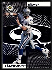 Troy Aikman / Shaun Williams 1998 UD Choice #SR11 StarQuest/RookQuest Blue