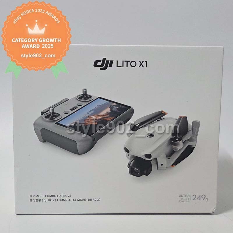 Original DJI Lito X1 Fly More Combo ( 3 x Battery +  RC 2) New Sealed - FedEX