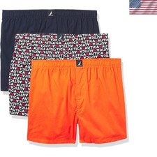 Men's X-Large Classic Cotton Boxers - Super Soft  Moisture Control 3 Pack