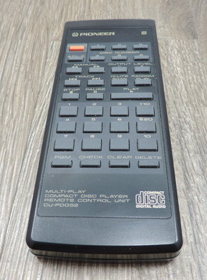 Pioneer SR Multi-Play Compact Disc Player Remote Control Unit CU-PDO52