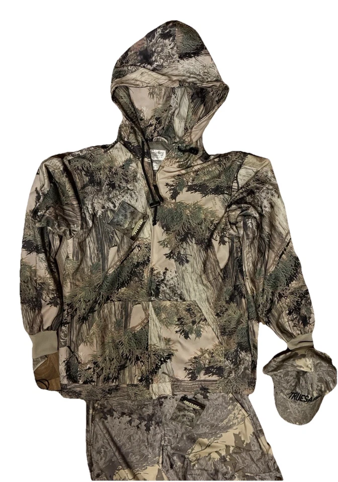 4 Piece Hunting Paintball Gear Pants, Hooded Jacket, Hat, Boone Hat Mens Small - Image 3 of 4