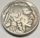 1931-S 5C Buffalo Nickel