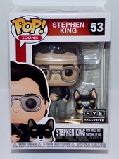 Funko POP Icons #53 STEPHEN KING Corgi MOLLY Thing Of Evil FYE Exclsv +PROTECTOR