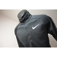 Nike Dri-FIT 1/4 Zip Pullover Jacket Mens Medium Black ExcellentTraining