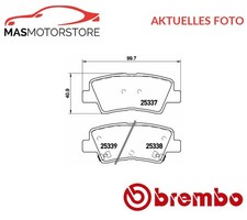 SATZ BREMSBELÄGE BREMSKLÖTZE HINTEN BREMBO P 30 067 P FÜR KIA OPTIMA,RIO III