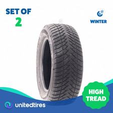 Set Of 2 Used 25560r18 Goodyear Eagle Enforcer Winter 108v - 932