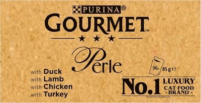 Gourmet Perle Chef's Collection In Gravy (Turkey, Chicken, Duck, Lamb) 96X85g