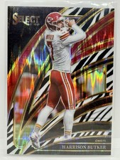 Harrison Butker Zebra Prizm Club Level - 2025 Panini Select Chiefs #209