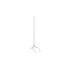 Dubbele nok/kapnaald voor pannenstuk fi 12mm aluminium 97101509