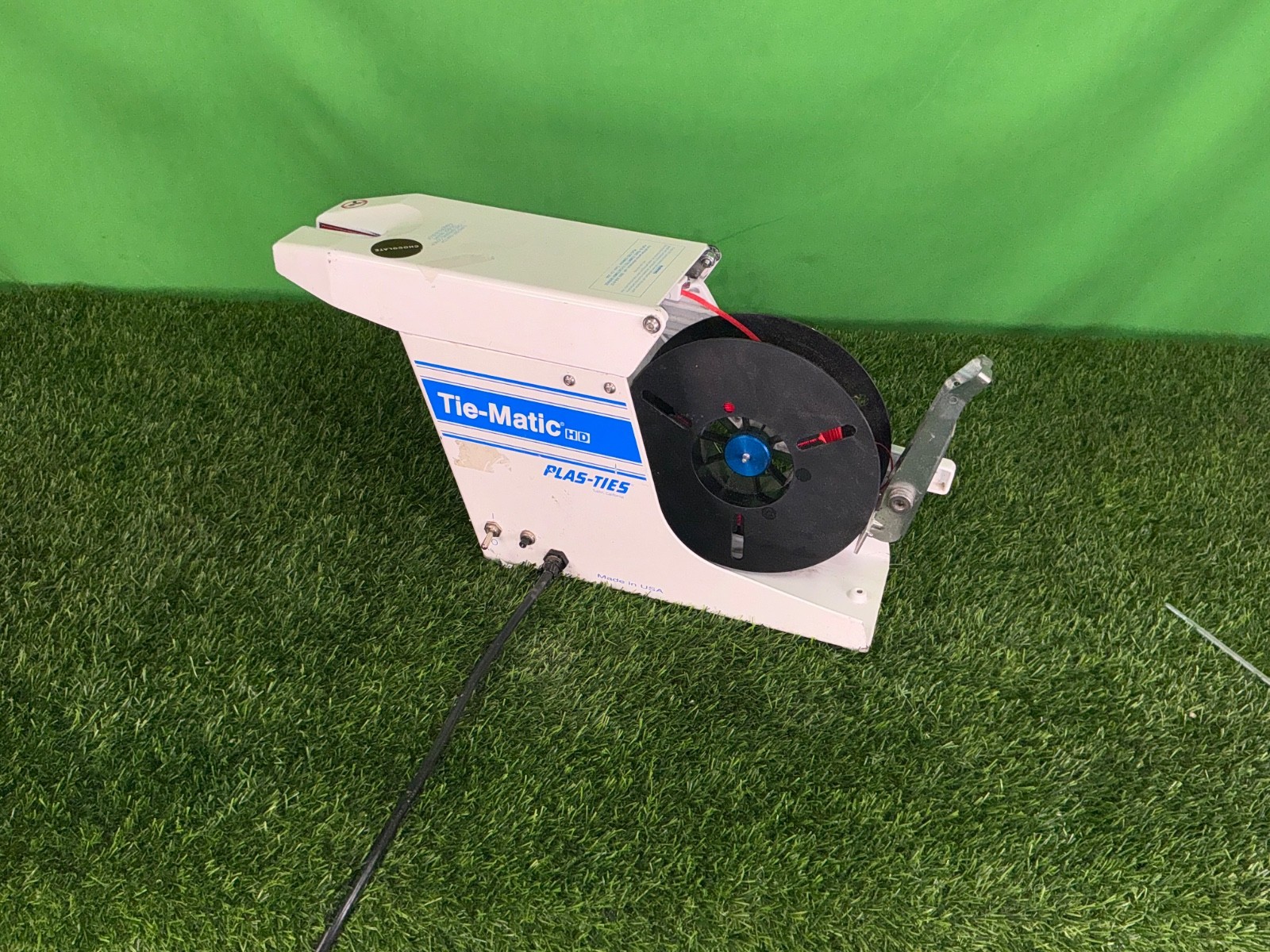 Plas Ties Tie-Matic HD 38 Twist Tie Machine MAY NEED REPAIR 2626 7E