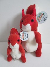 DeAgostini My Animal Kingdom Sally & Baby Susie Squirrel Soft Toy Plush