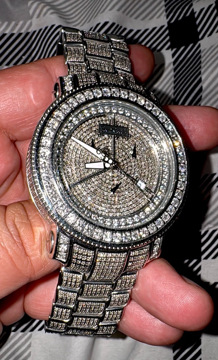 Joe Rodeo Diamond Accent Stainless Steel Band Wristwatches for