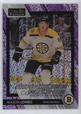 2023 O-Pee-Chee Platinum Violet Pixels 31/299 Mason Lohrei #224 Rookie RC 13og