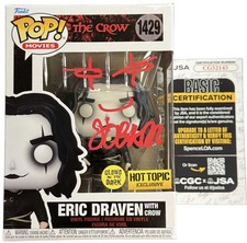 James O'barr signed & sketched Funko Pop Creator The Crow