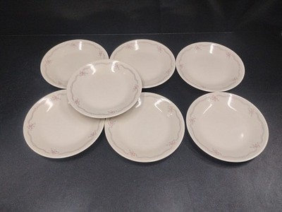 Corelle Corning English Breakfast 6-3/4'' Bread Plates Set of 7 Made In USA