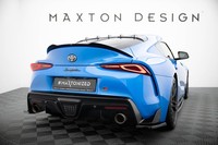 Maxton Design Heckspoiler Lippe Passend FüR Toyota Supra Mk5 Schwarz Hochglanz