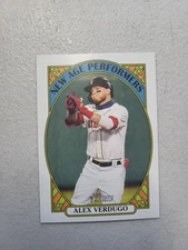 2021 Topps Heritage #NAP-13 Alex Verdugo Boston Red Sox NM Free Shipping