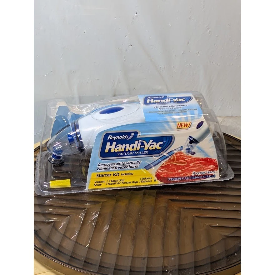 Reynolds Handi-Vac Vacuum Sealer Starter Kit Handheld Food Sealer with 3 Bags
Opens in a new window
