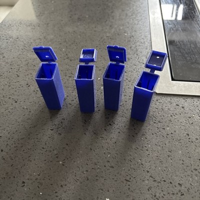 4er SET TUPPERWARE ZAHNBÜRSTENDECKEL / HALTER / DECKEL