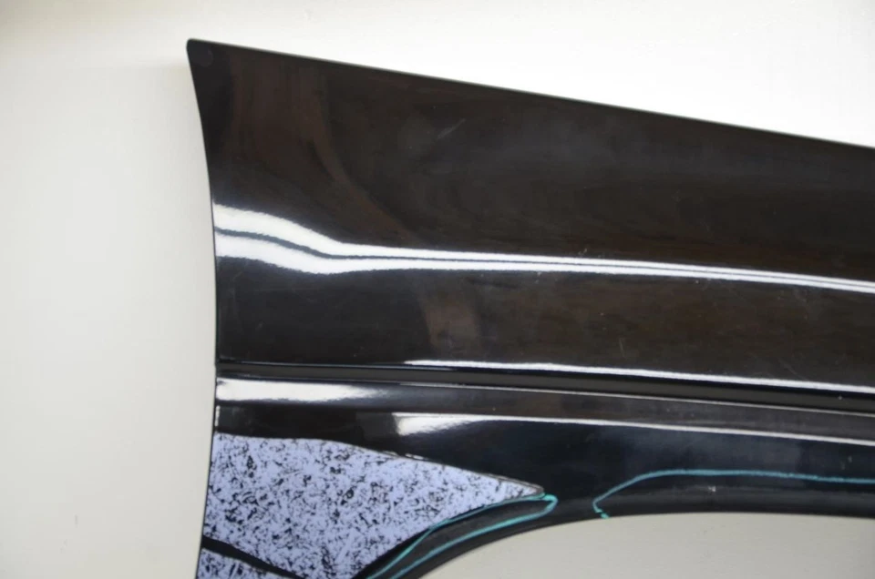 91-97 Nissan Pickup D21 Black Passenger Right Front Fender Assembly - Image 4 of 4