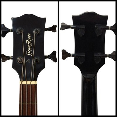 GrassRoots G-JV-58 Black ESP Metal Rock 1995 Violin Bass Vintage
