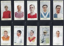 OGDENS - CAPTAINS OF FOOTBALL CLUBS & COLOURS - FULL SET OF 44 CARDS