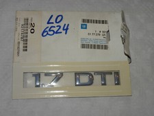 Original Opel Corsa C Schriftzug "1.7 DTI" Logo 93174787 Heckklappe LO6524