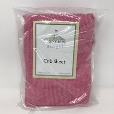 Carousel Designs Fitted Crib Sheet Pink Designer Nursery Bedding NEW Sealed