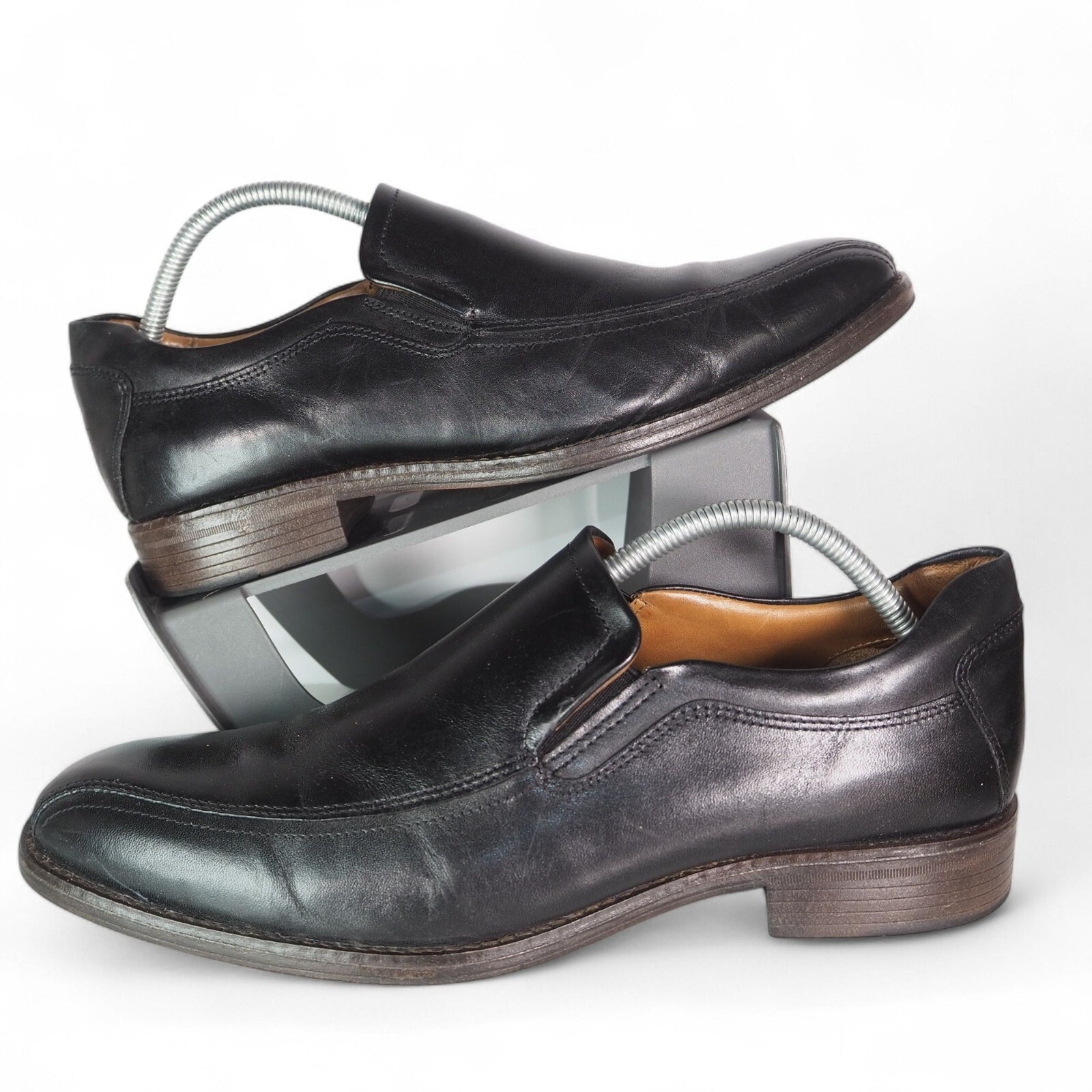 SAOLA Mocassini Johnston & Murphy Reeves Run off in pelle veneziana 15 7965 neri da uomo 10