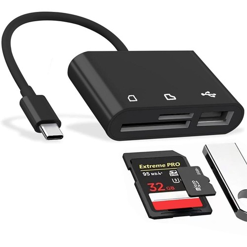 High-Speed Card Reader Data Transfer Multifunctional USB Micro Adapter SD TF - Picture 9 of 11