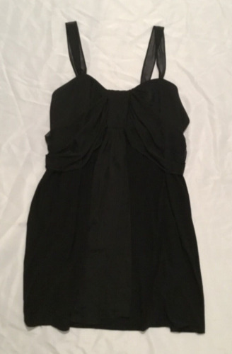 Fashion Bug Black Dress Size 28W Stretch Sleeveles
