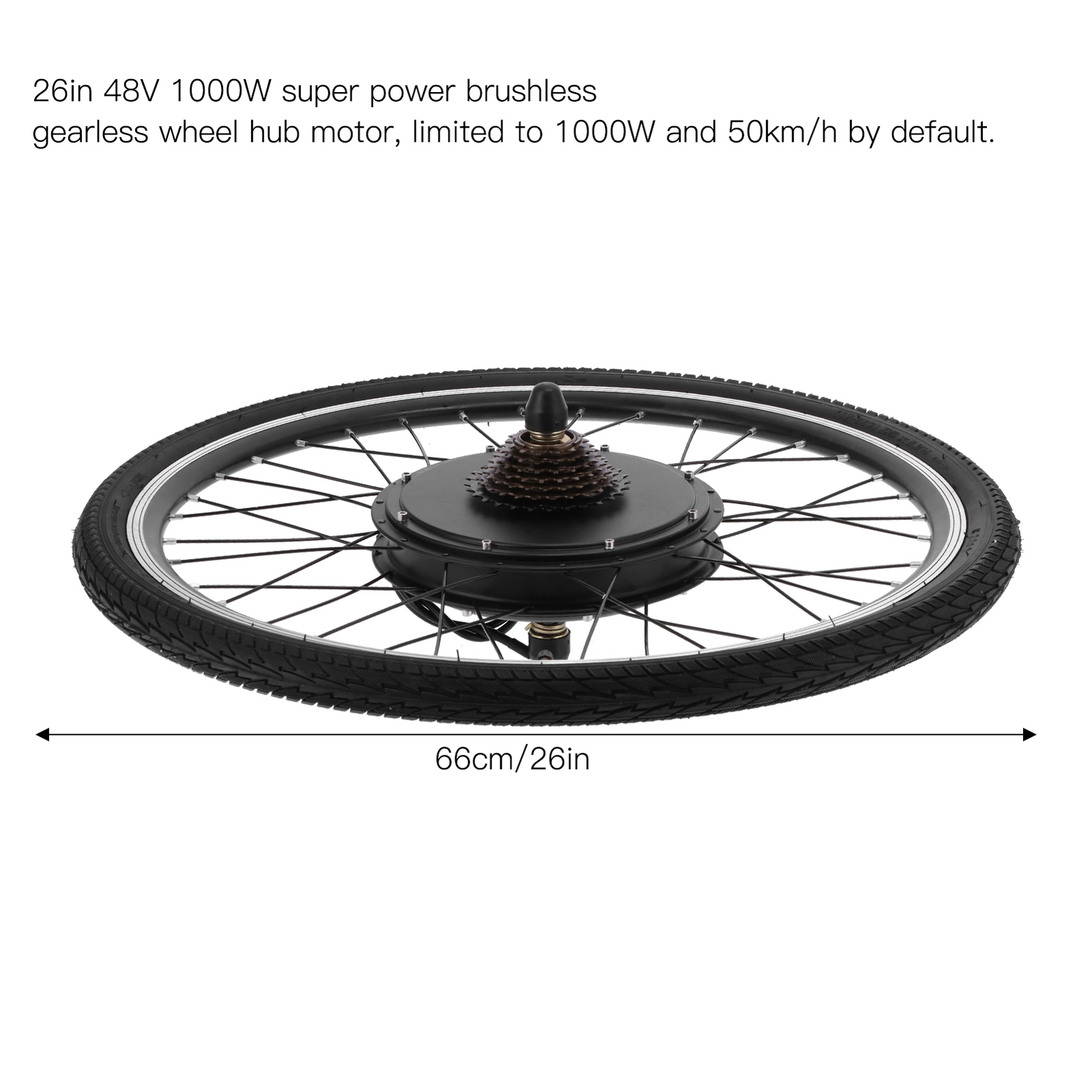 Australia Ebike 48V 1000W E Bike Conversion Kit 26in Rear Wheel