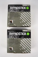 5 Inch Solid Sanding Discs PSA 220 Grit Indasa Rhynostick WhiteLine - 2 Box Lot