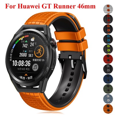 22mm Silicone Watchband fr Huawei Watch GT 2 3 Runner GT3 Pro Magic 2 46mm Strap