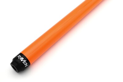 Carbon Fiber Pool Cue, Orange R9, 12.4mm, Pro-Taper, Radial