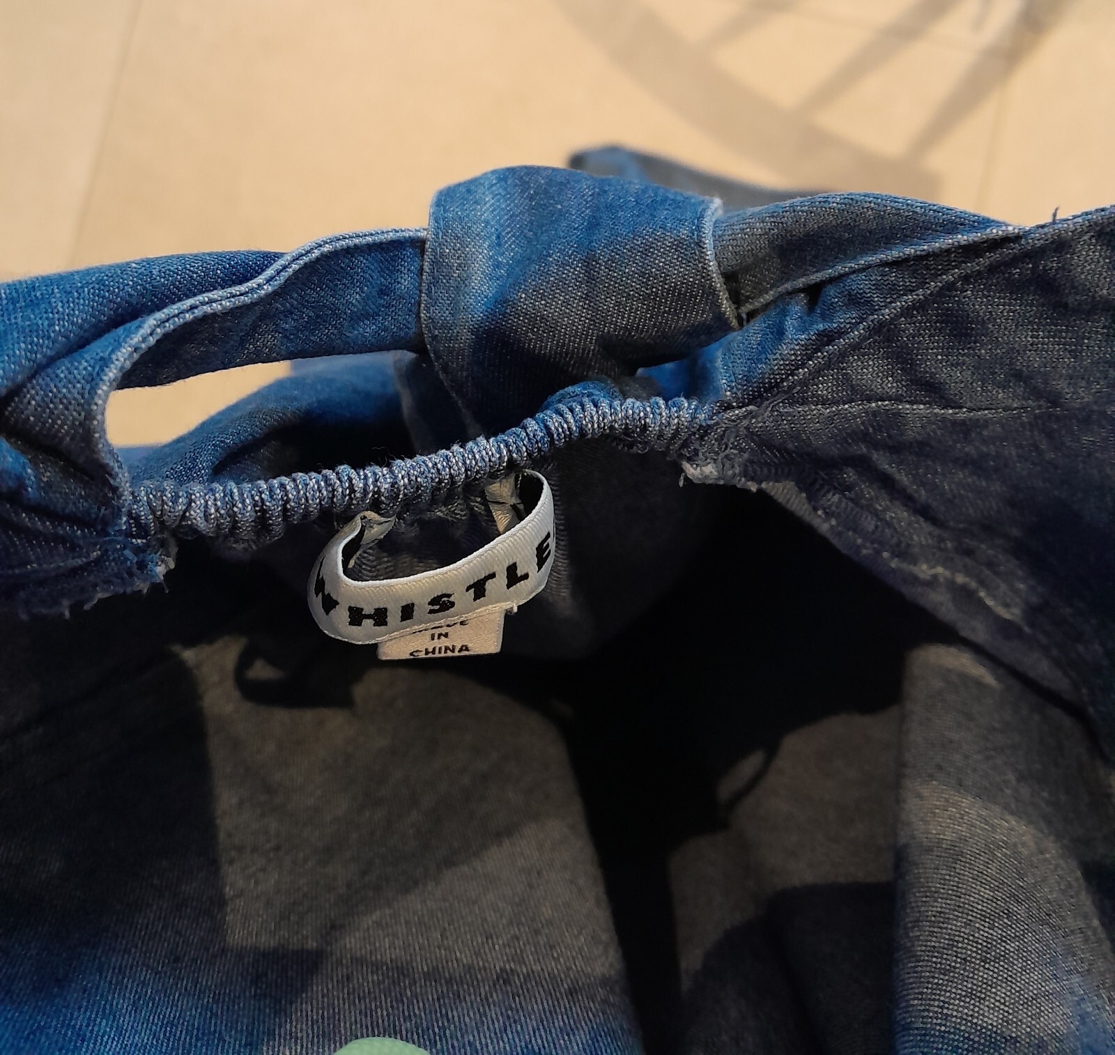 Whistles denim maxi dress. Size 8. Like new. Without tags. eBay